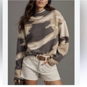 1-ANTHROPOLOGY MAEVE pattern sweater size small